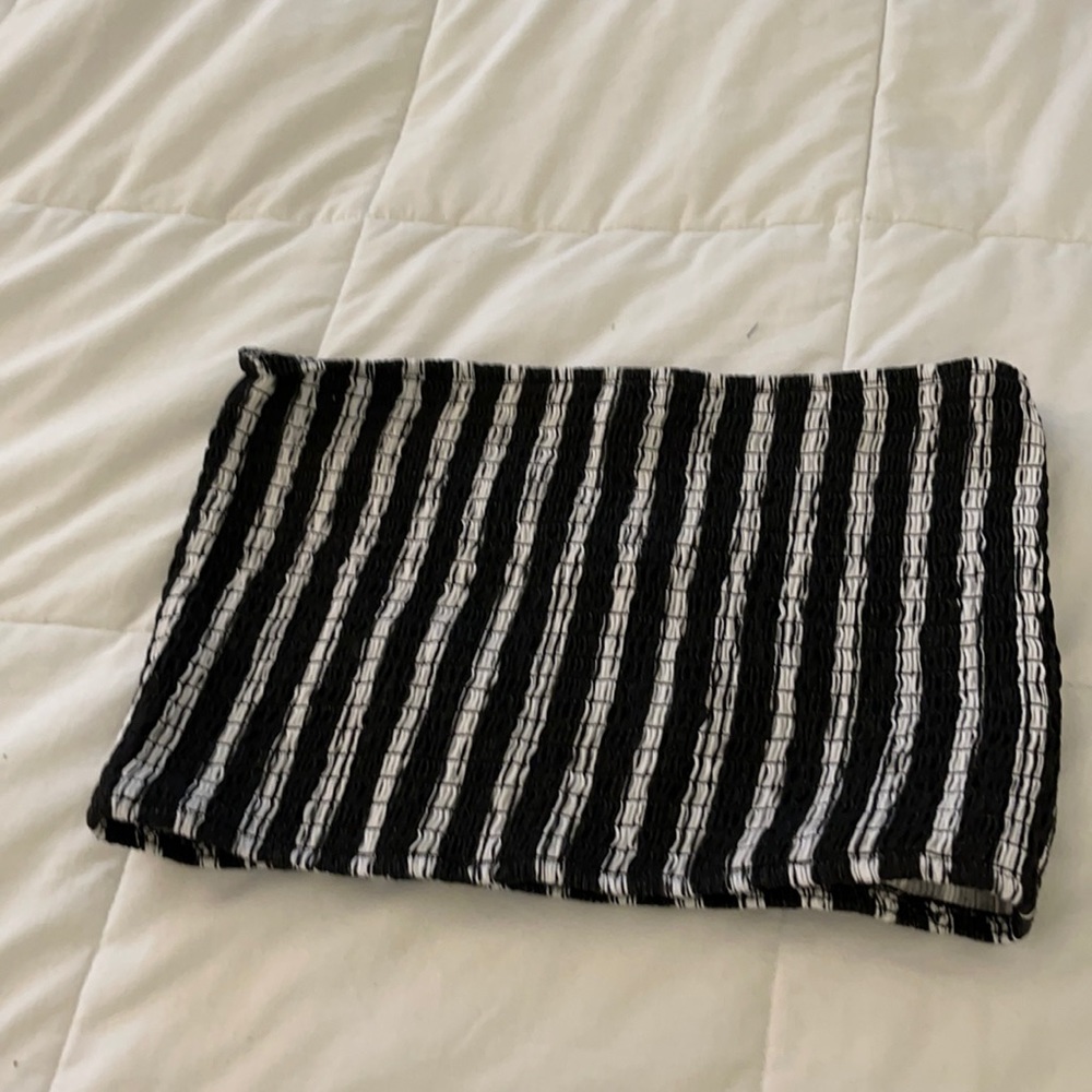 Striped tube top